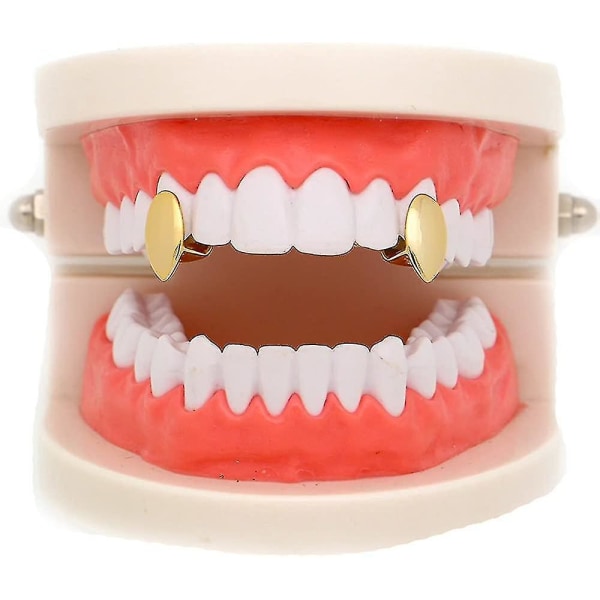 Metall Grillz Vampyrtann Dracula Hip Hop Grillz Til Tennene Dine