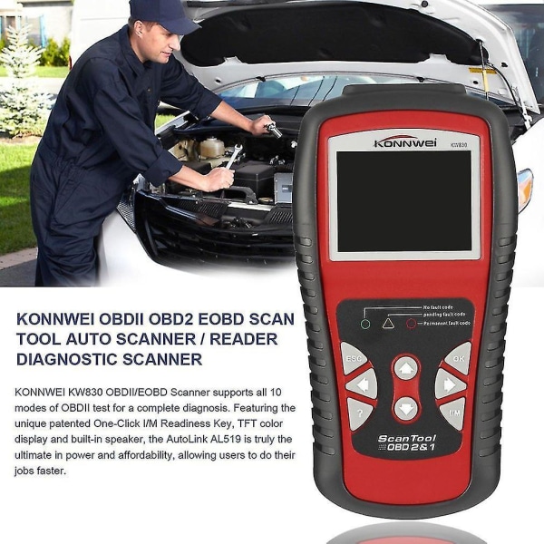 Konnwei OBD2 Eobd Scan Tool Autoscanner Diagnostisk