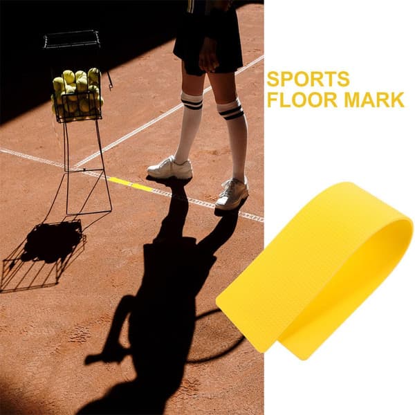 Fotbollsträningsmarkörer Tennisbana Rektangulär Spot Marker Set