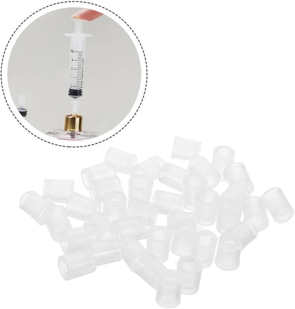 30 st påfyllningsbar parfympumpadapter för resebruk Lättviktsvätskedispenser i plast