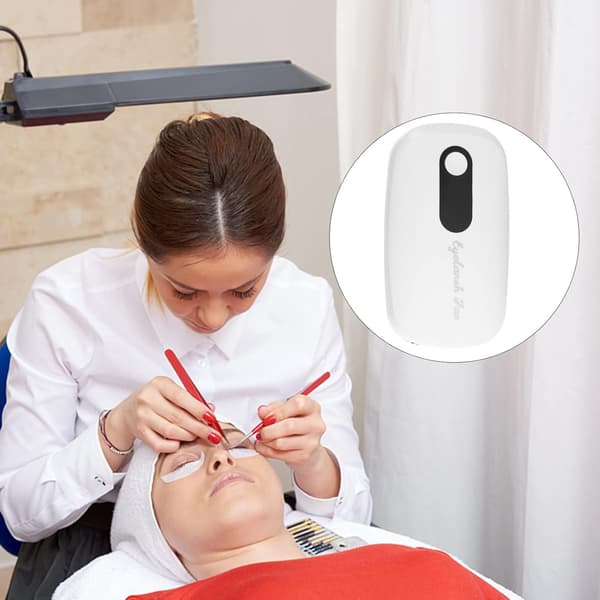 USB Genopladelig Øjenvippeforlænger Ventilator Blæser Tørrer Bærbar Køleværktøj