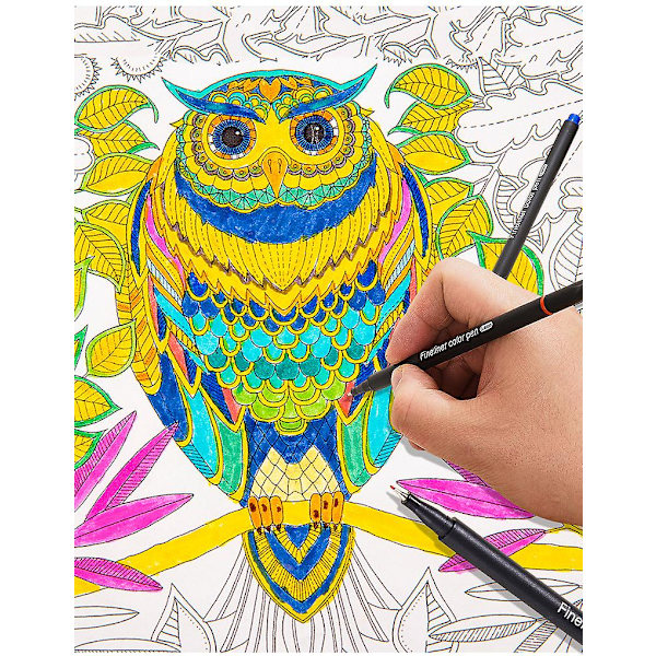 Gelpennor Set med Glitter Gelpen Färger Påfyllningar för Vuxna Färgboksdagböcker Ritning Klotter Konstmarkörer för Skola 36 colours