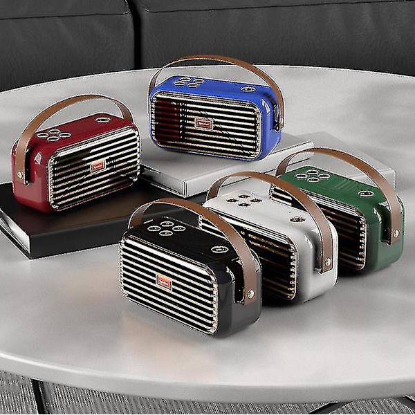 Bluetooth-högtalare Retro Trådlös Liten Stereo Prydnadsföremål Högtalare Funky Presenter
