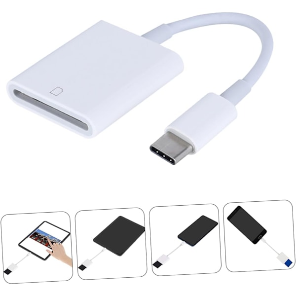 Kortläsare USB-C Skrivare Dator Minne Portabel Läsare Minnesläsare Drivenhetsadapter