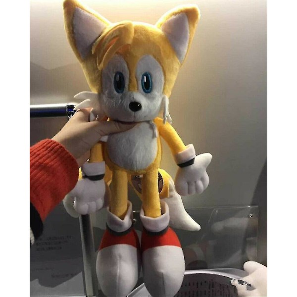 40 cm The Tails Gul Plush Dukke Fyllt Leke Ny