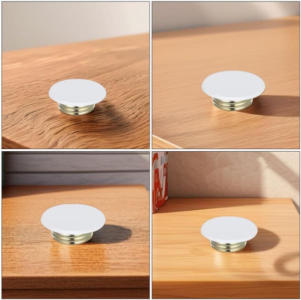 4 st brandskyddsplatta vit 5,5 cm ytterdiameter 4,5 cm innerdiameter brandskyddshuvudlock
