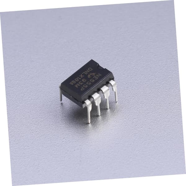 Ne555p Dip-8 Timer 555 Timer Høypresisjonsmodul Elektronikkomponent 12 stk. pakke for kretsløpsprosjekter