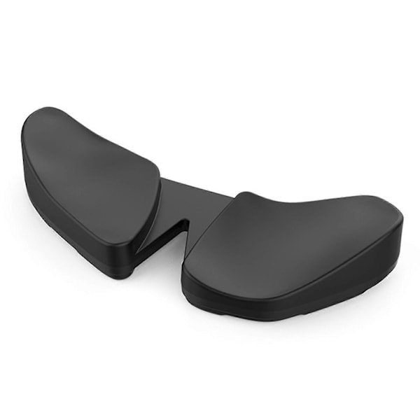 Ergonomiskt handledsstöd för mus, Karpaltunnelsyndrom-stöd, smärtlindring, anti-trötthet, lätt glid, elegant Black