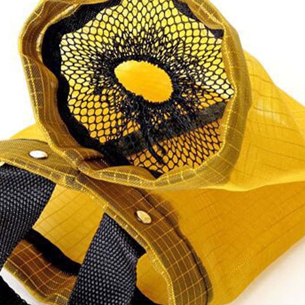 Søppelposeholder - Gjenbrukbar Nylon Søppelpose | Søppelnettpose Marine Tilbehør For Hjem Kjøkken Skip Kajakk Strand Fiske Trailer Gul 1stk