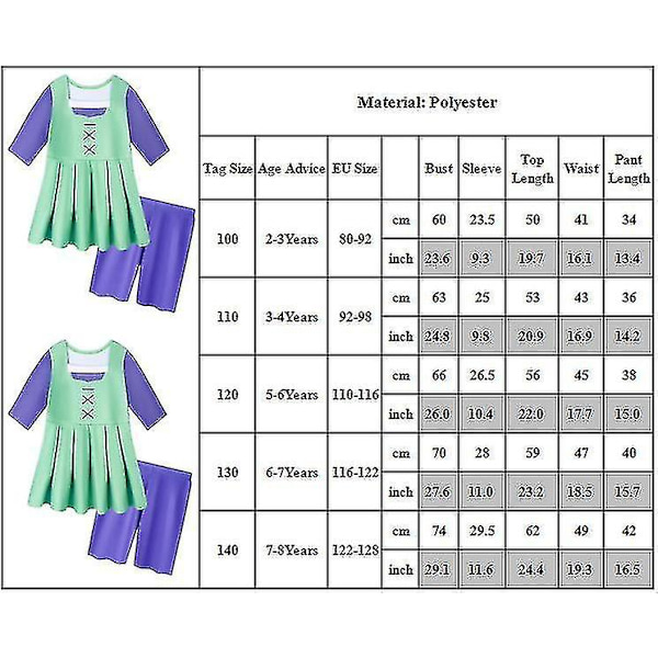 2-8 Åriga Flickor Havsbest Kostym Toppar + Shorts Set 7-8 Years