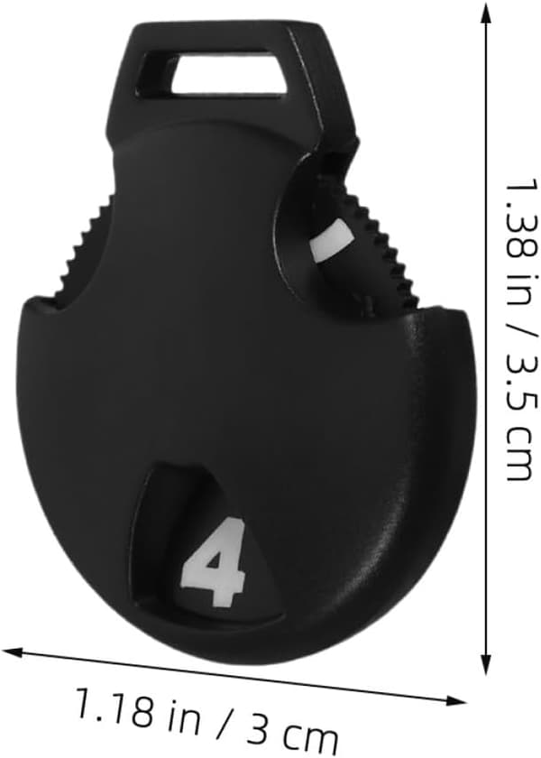 12 stk. Golfkølle Nummerlapper Hjerteformet Roterende Design Utskiftbare Golf Headcover Markører