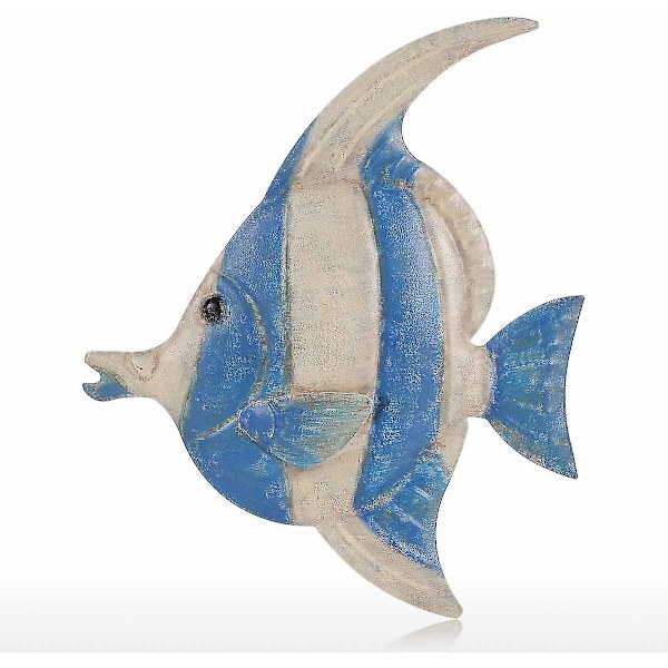 Vægdekoration Murals Fisk Type 1 Jern Vægdekoration Kreativ Ornament Håndværk Væg Ramme Gående