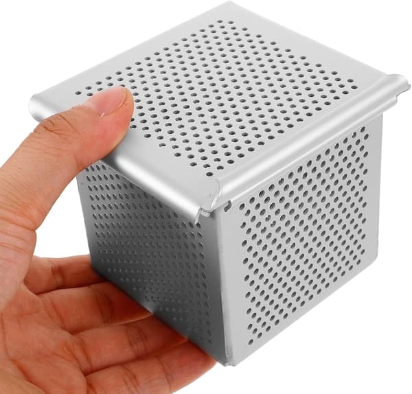 Mini firkantet brødform med lokk, brødform i aluminiumslegering for baking, trygg å bruke
