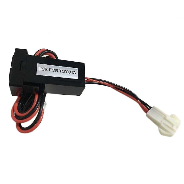 Dobbelt USB-opladerstik Dashboard-oplader til Toyota