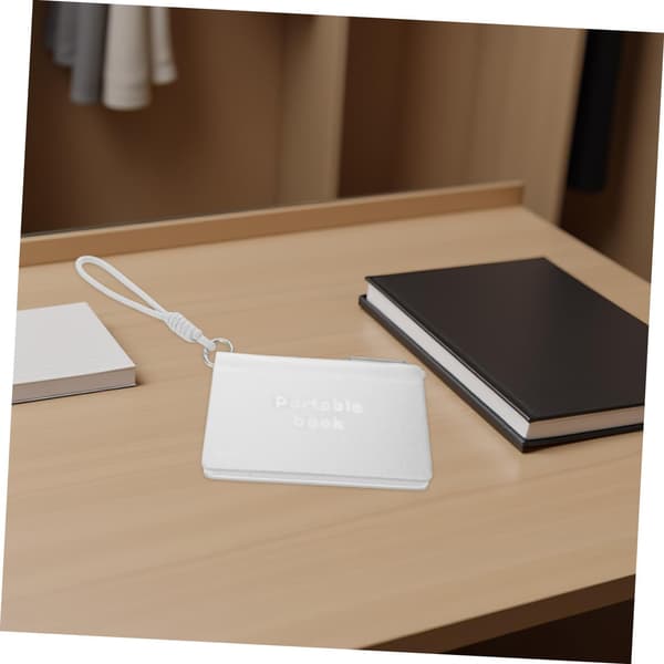 Bærbart Mini PU Læder Notesblok Sæt med Pen, Lille Lomme Notesbog 5.8\" X 3.5\"