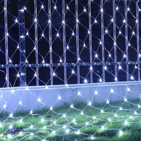 Udendørs Net Mesh Lysstreng 3m x 2m Vandafvisende