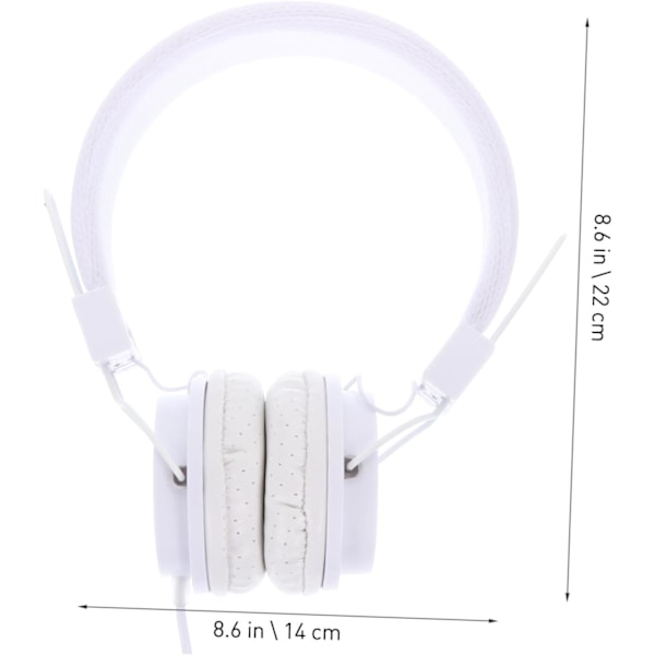 Kablede hodetelefoner for gaming og telefon Over-ear hodetelefoner Støyisolering Komfortable for bruk