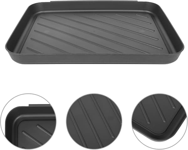 2 stk. støvelmattebrett skobrett 10 * 30 * 3,5 cm plast solid enkel