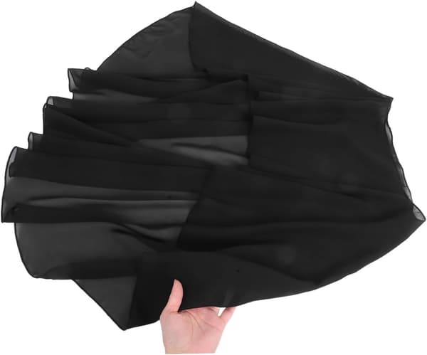 Letvægts polyester aftenkjole capelet elegant pullover bryllupssjal