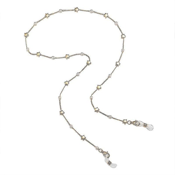 Fashion Ma Neck Straps Lanyards Crystal Beaded Ma Chain Antilost Necklace