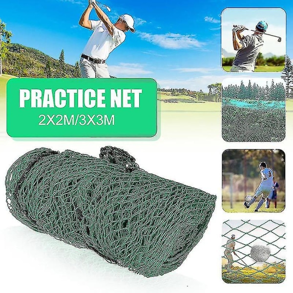 Golf Practice Net Heavy Duty Slitesterk netting Tau Border Sports Barrier Training Mesh Golf Training 6.56*6.56ft