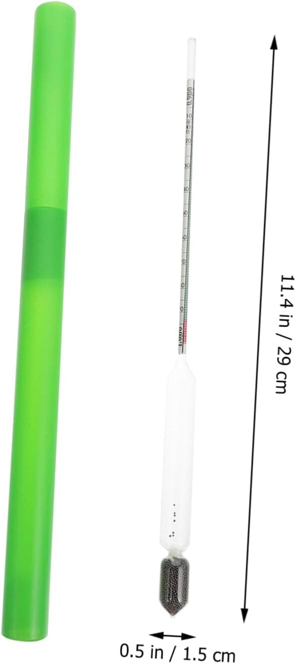 Hydrometer Sockerhaltsskala Original Mätverktyg för Bryggöl och Vin