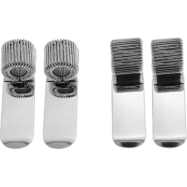 4 stk. Metal Penholder Clip Kontor Hjem Forbrugsvarer Tilbehør Multifunktionel Enkelt Hul Bærbar Fjeder Notesbog Pen Clips Passer Til De Fleste Kuglepenne Eller