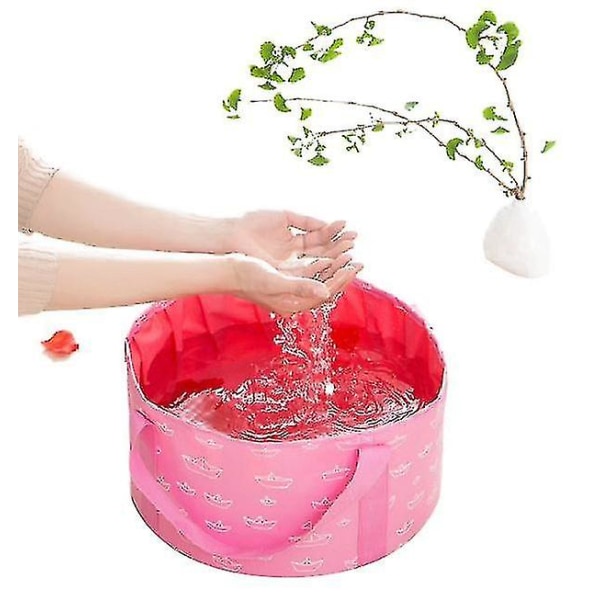 Kannettava Taitettava Pesualtaas Matkustamiseen, Pesualtaas Vaatteiden Pesuun pink