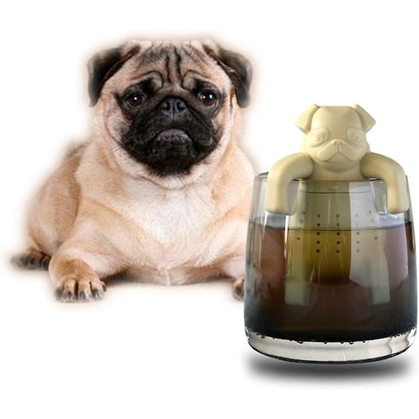 Pug-formad Teinfuser, Silikon Teinfuser/Teasil, Lösbladsteinfuser