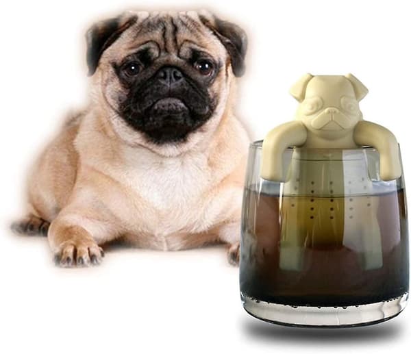 Pug Teinfuser Teisil/Silikon Teinfuser Teifilter, Løse Blad Teinfusere