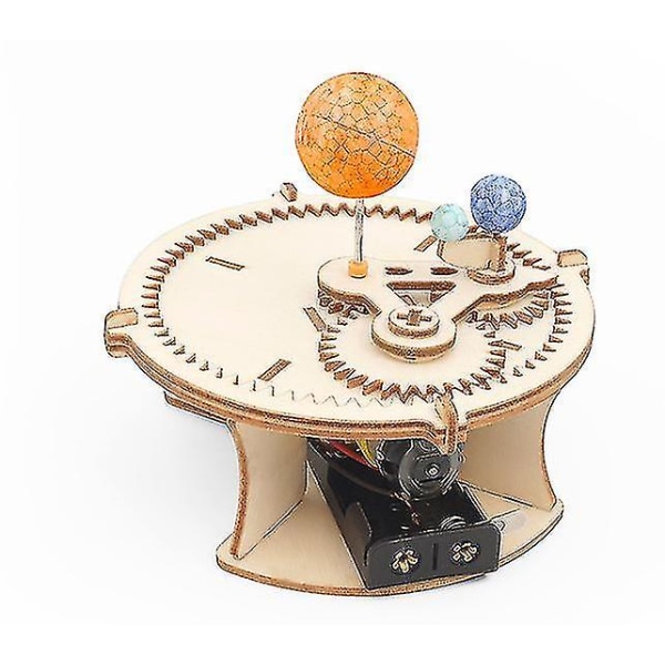 Kids Diy Sun-moon-earth Geography Model Scientific Experiment Toys Kits