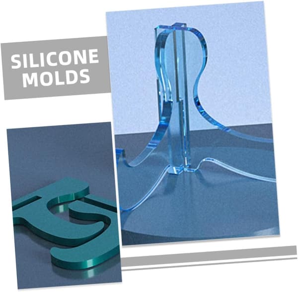 DIY Silikon Telefonställ Form för Epoxiharts Hantverk Manuell Silikonform