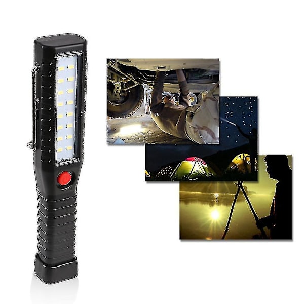 LED Lommelykt USB Oppladbar Arbeidslampe Med Krok Magnet Lommelykt Hjem Z37742