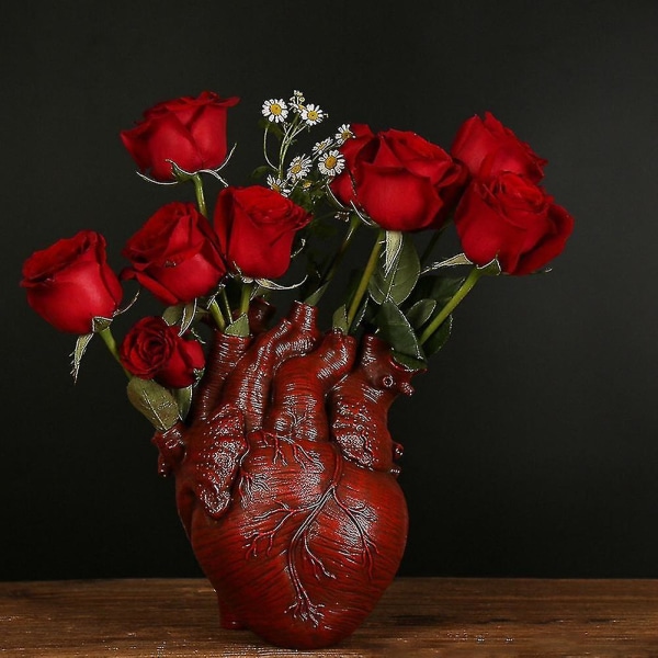 Nordic Style Vase Resin Art Desktop Plantepotte Til Stue Decor-d