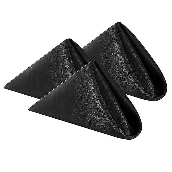 12 stk Serviettklut Vanntett Nylon Middags Serviett Myk Bordduk, Egnet For Bryllup Fest