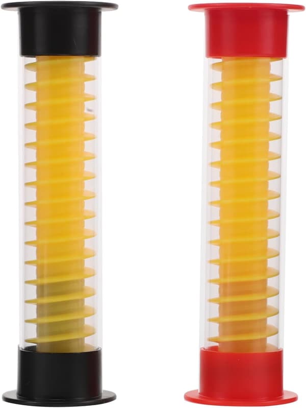2 stk. Kreativ Sandtimer for Brettspill 5-sekunders Timer og Lydforbedret Design