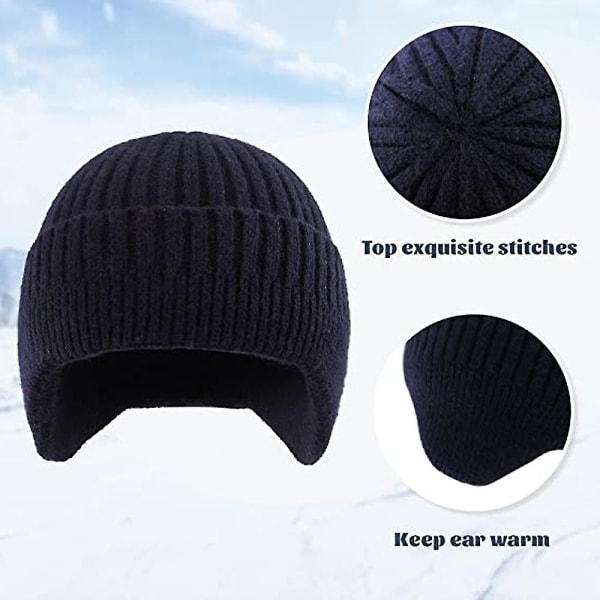 Beanie-luer for menn, casual beanie-luer for menn, strikkede luer for kvinner og tenåringer