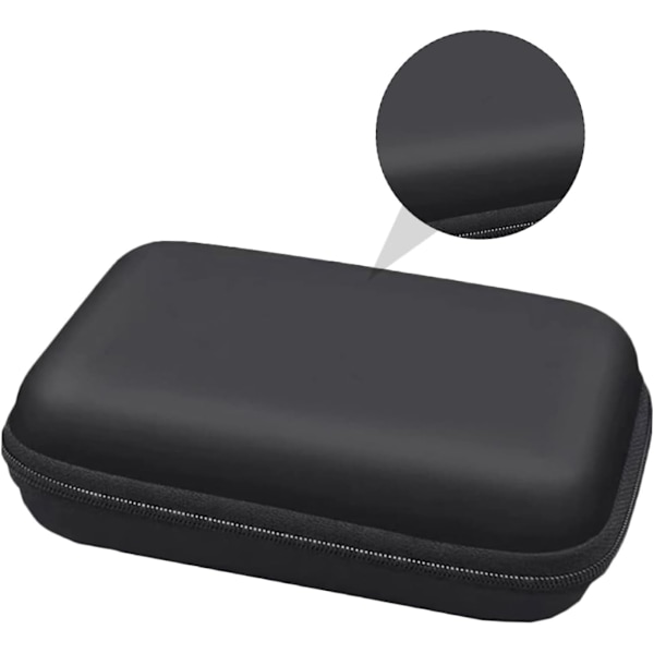 Eva Digital Produktförvaringsväska Robust USB-kabelorganisatör Mobil Diskfodral Svart 14x10x4cm 2st/förpackning