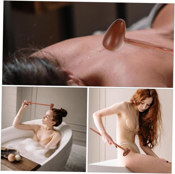 2 stk. træmassagehamre Træmassageværktøjer (kaffe)