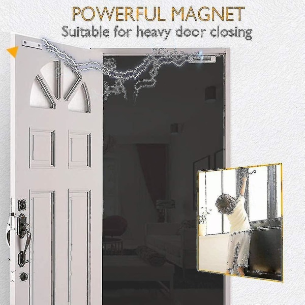 Magnetisk Dørgreb 2 Stykker Magnet Til Skabsdøre Rustfrit Stål Magnetisk Greb