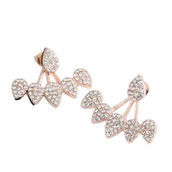 Øreringe Smukke Minimalistiske Små Delikate Øreringe Mode Særligt Smykke Til Rose Gold