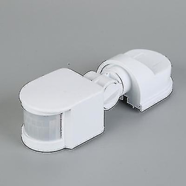 110v-240v säädettävä kehon liike-infrapunatunnistimen ilmaisin lamppukytkin (valkoinen) (shikai)-yuhao