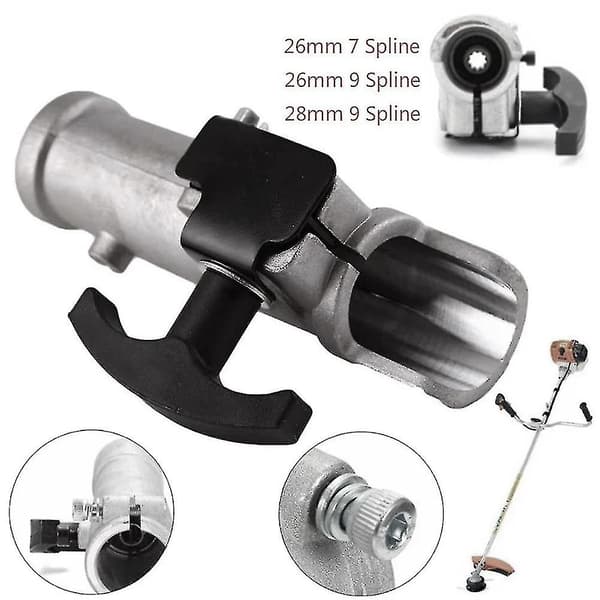 Axelanslutningsklämma, gräsklipparborste 28 mm 9 splines