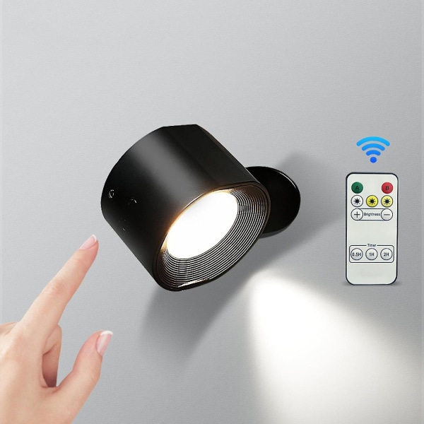 2023 Smart Wall Lamp USB Opladningsfjernbetjening 360