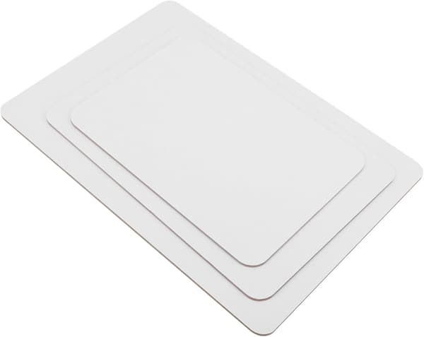 3 stk. dobbeltsidige små tavler A5 A4 B5 Whiteboards