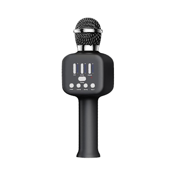 Trådløs mikrofon med kapacitans, Bluetooth-højttaler, alt-i-én-maskine til karaoke, video- og lydudstyr med RGB-lyseffekt, kan tilsluttes i TW-S