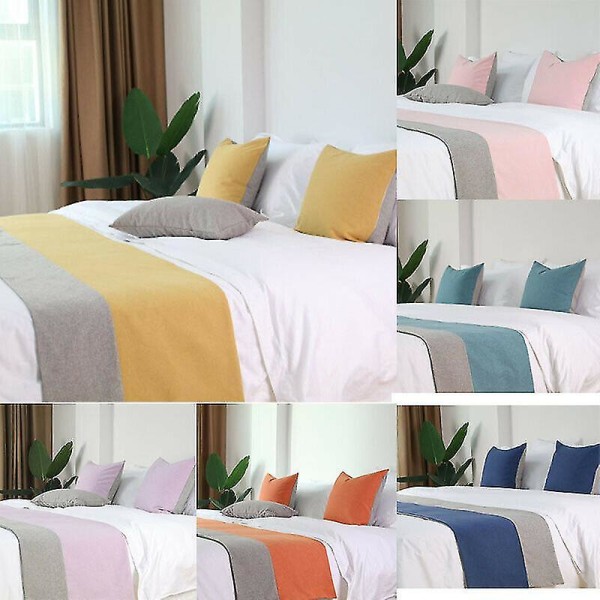 Yksinkertainen moderni sänky Flag Bed Runner Luxury Homestay dde9 | Fyndiq