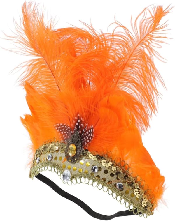 Hodeplagg Scene Hårbånd for kvinner Håndlaget Rhinestone Karneval Hodeplagg