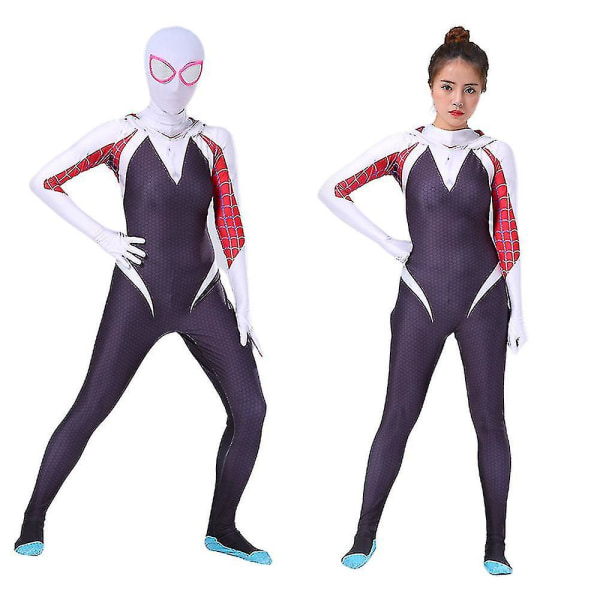 Gwen Bodysuit Rollespill Jumpsuit Fancy Up Costume for jenter tenåringer 16-17 Years