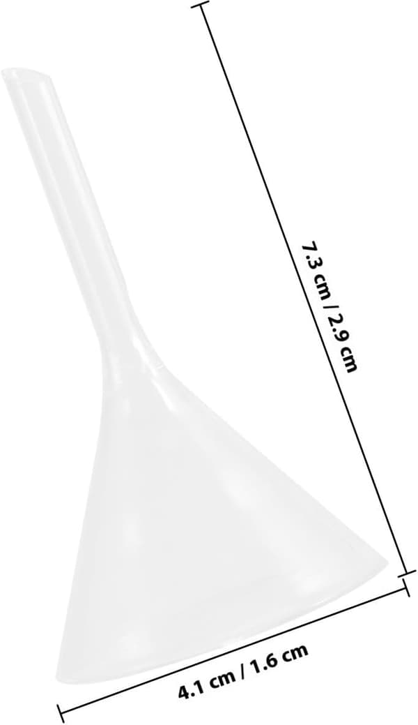 5 st Triangeltratt Glasmatningstratt Solid Triangel Lätt Miljövänlig